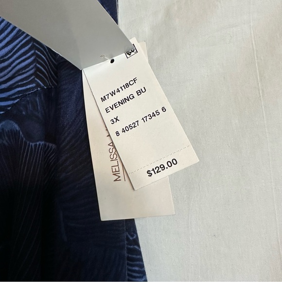 Melissa McCarthy Seven7 Evening Blue Skirt - Picture 6 of 13